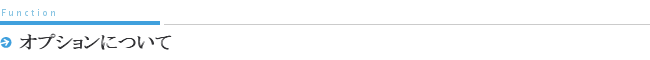 オプションについて